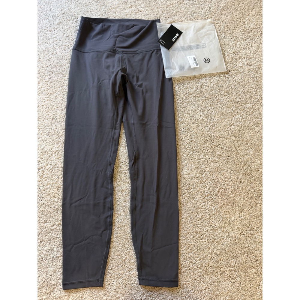 Baydi Cloud High Waisted Yoga Leggings Dark Shadow Gray Womens Medium NWT